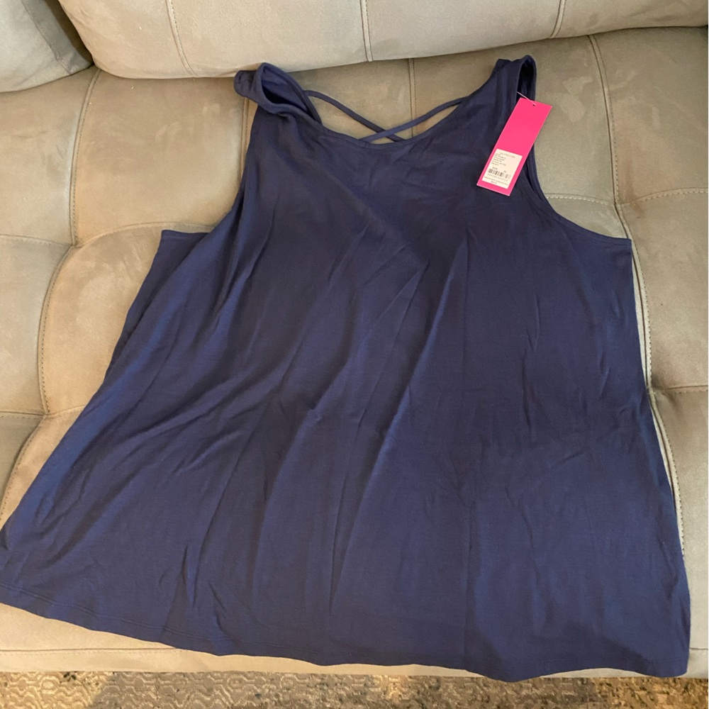 NWT LIlly Pulitzer navy tank